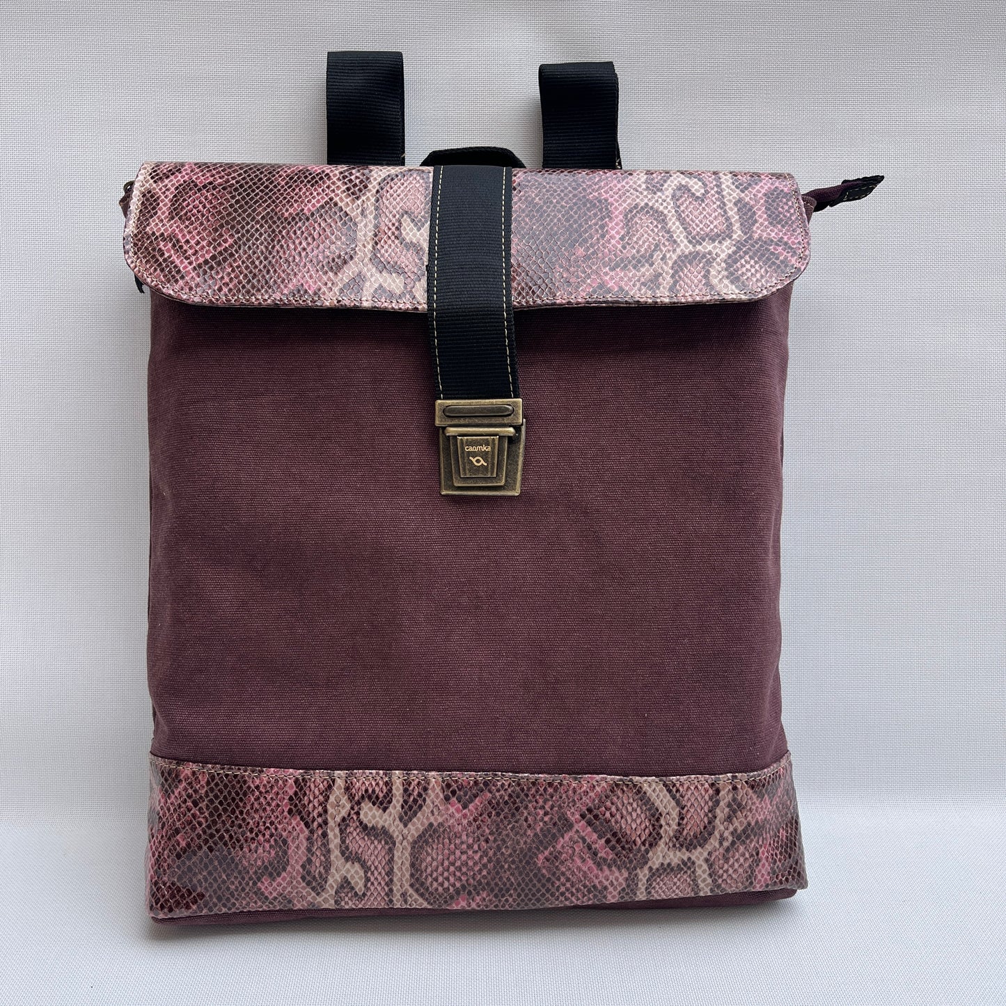 Mochila Top Caomka · Tejido natural de cáñamo · Pieza Única 15458