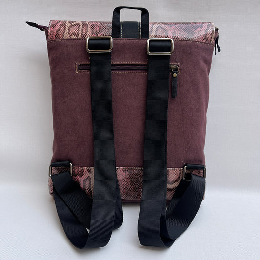Mochila Top Caomka · Tejido natural de cáñamo · Pieza Única 15458