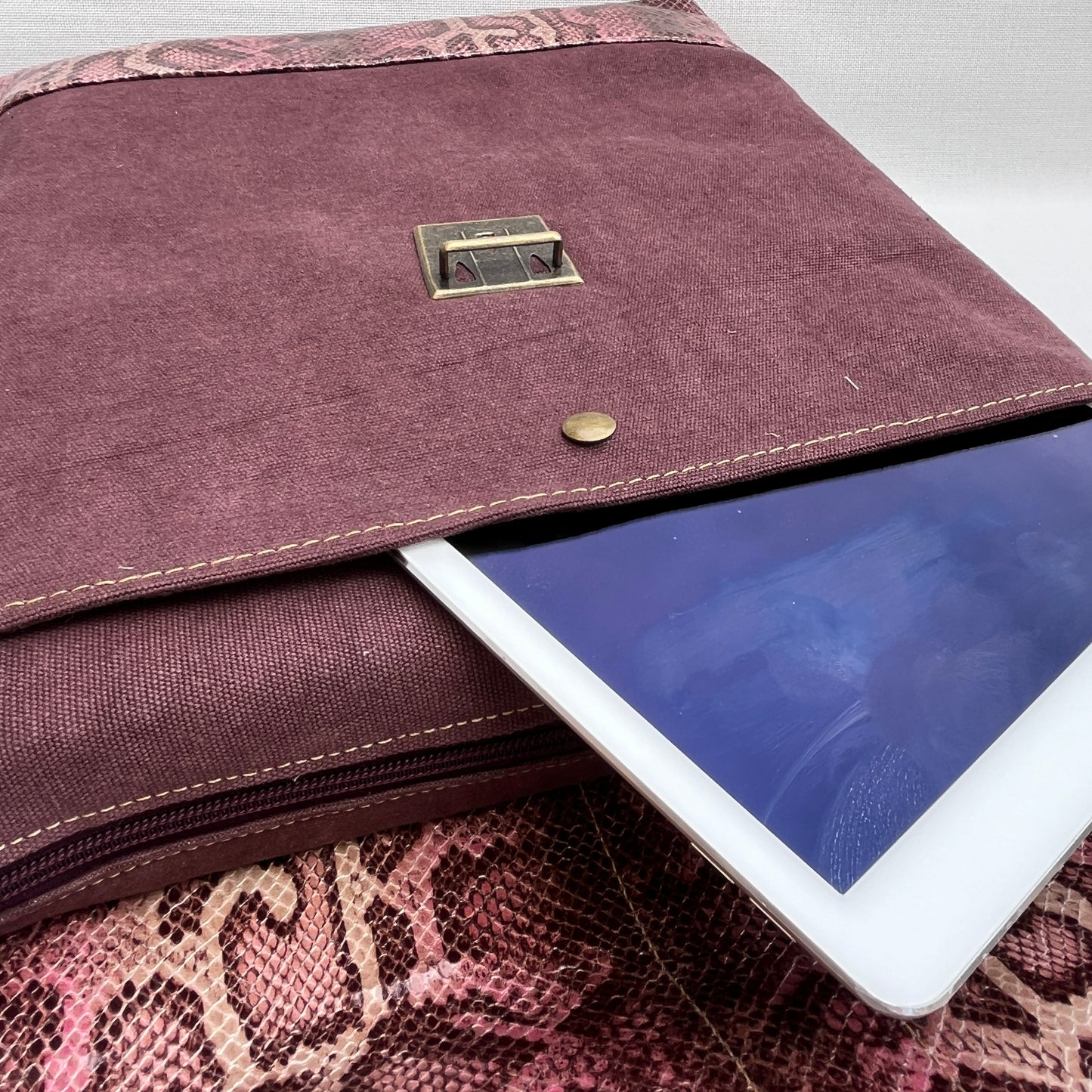 Mochila Top Caomka · Tejido natural de cáñamo · Pieza Única 15458