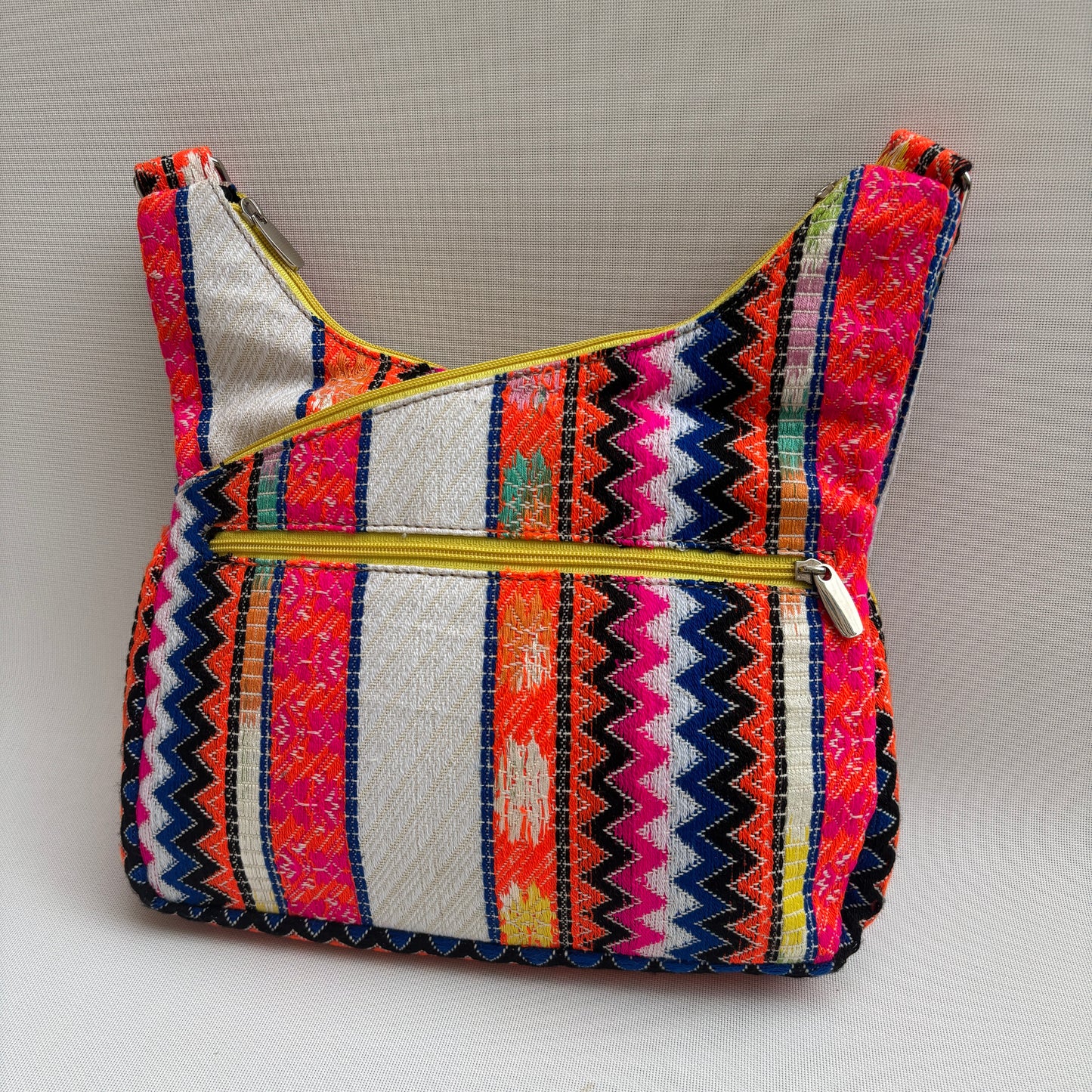 Bolso Bandolera Súper Caomka "Boho Sunset Cream" · Pieza Única Núm. 18498