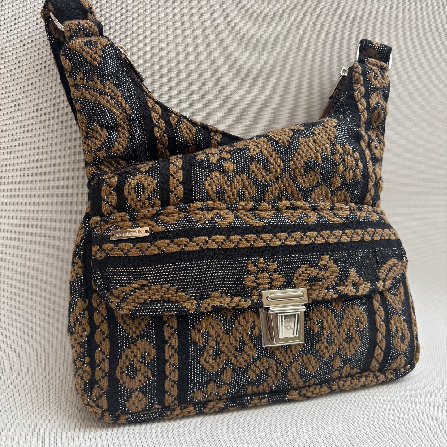 Bolso Bandolera Súper Caomka "Golden Baroque" · Pieza Única Núm. 18497