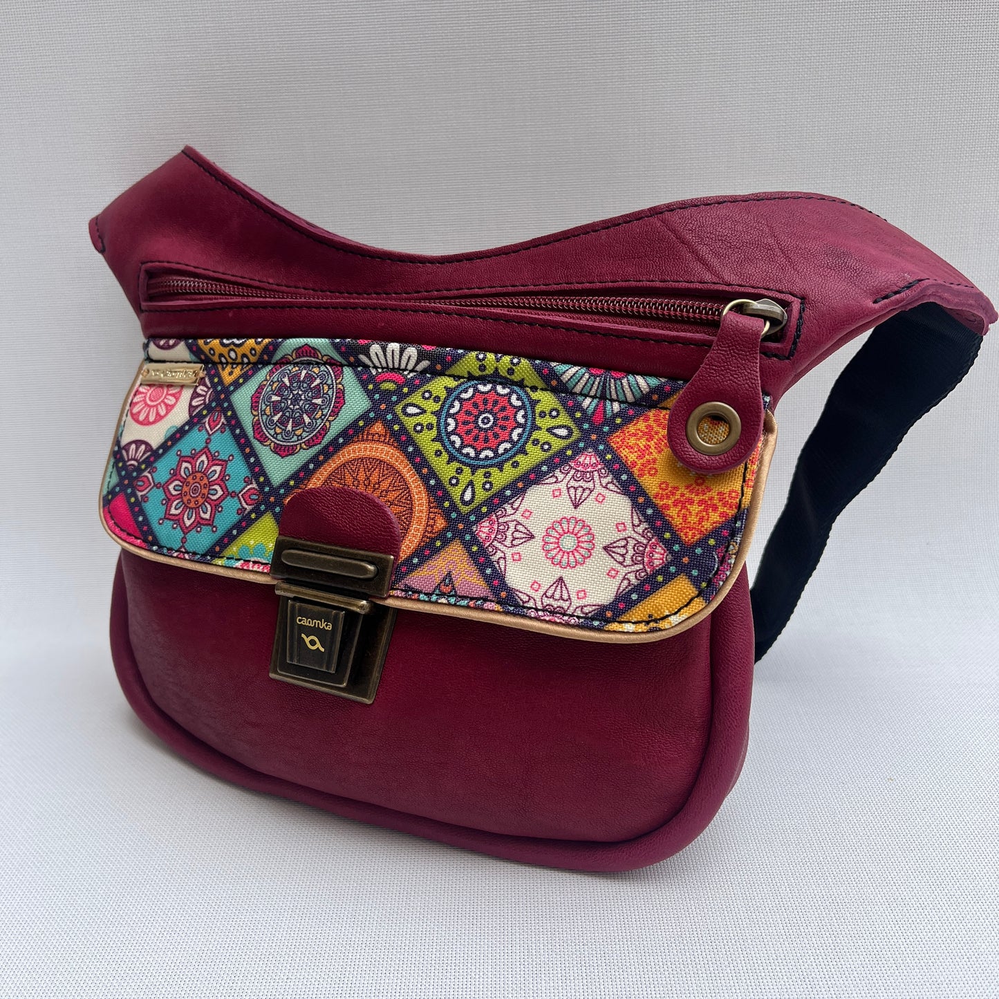 Special Garnet & Mandalas · Piel natural BioCuir® · Pieza Única Núm. 13824