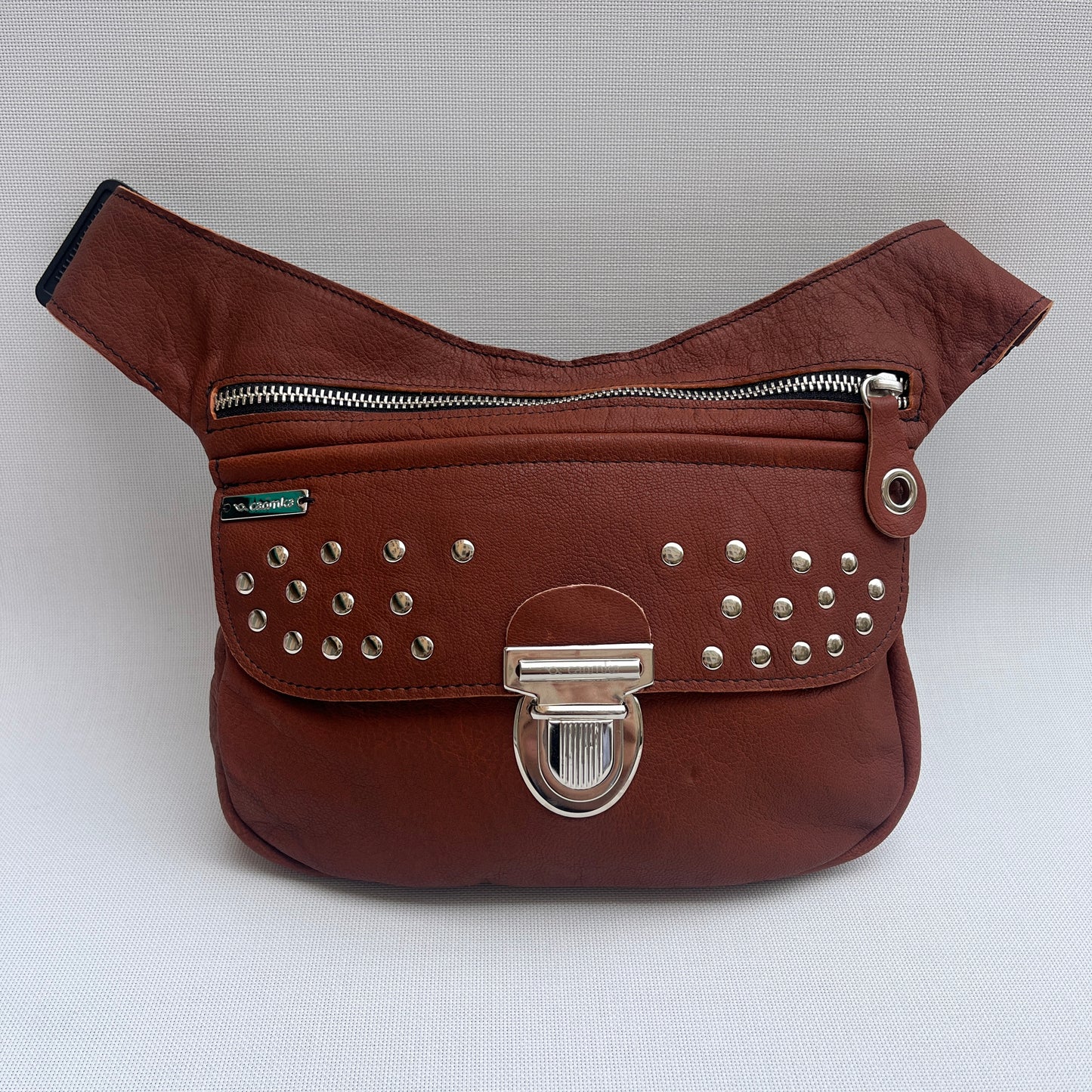 Premium Chocolate Brown &amp; Silver Natural BioCuir® Leather Exclusive Part No. 11868