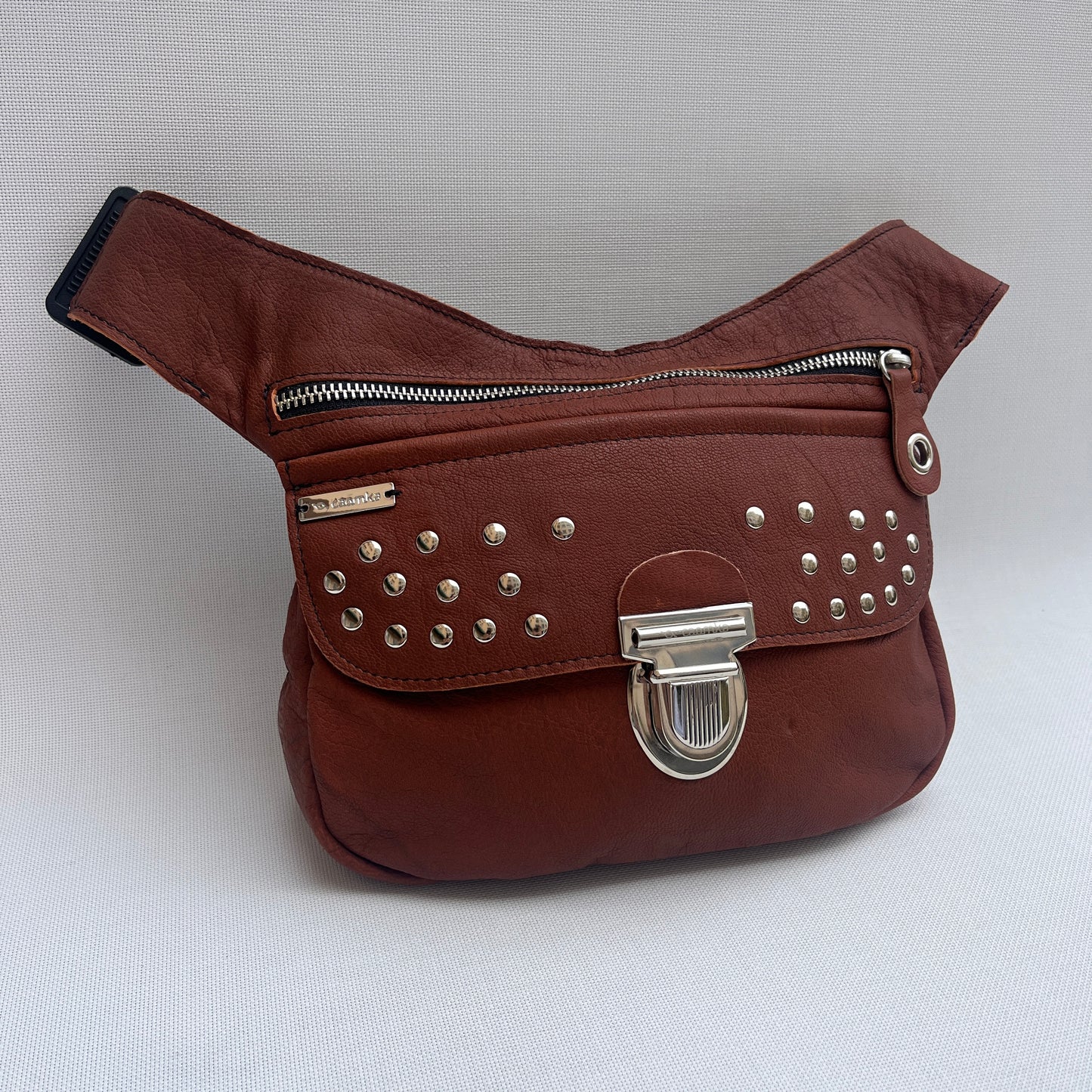 Premium Chocolate Brown &amp; Silver Natural BioCuir® Leather Exclusive Part No. 11868