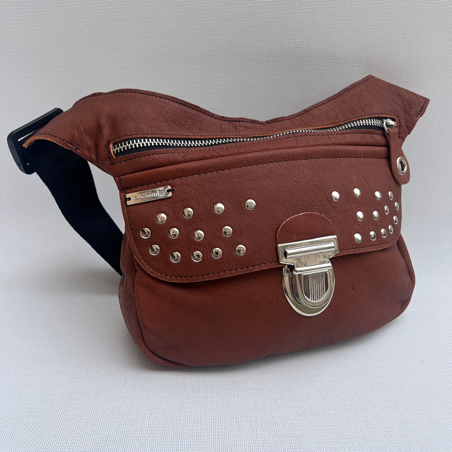 Premium Chocolate Brown &amp; Silver Natural BioCuir® Leather Exclusive Part No. 11868