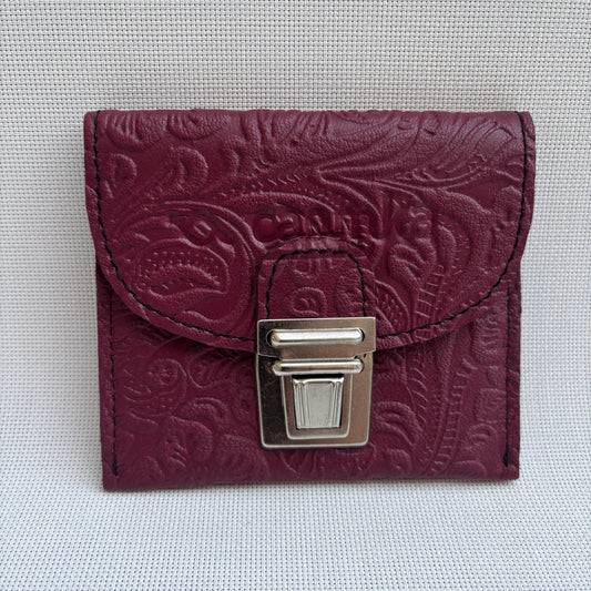 CAOMKA Coin Holder Natural BioCuir® Leather Exclusive Piece No. 12375