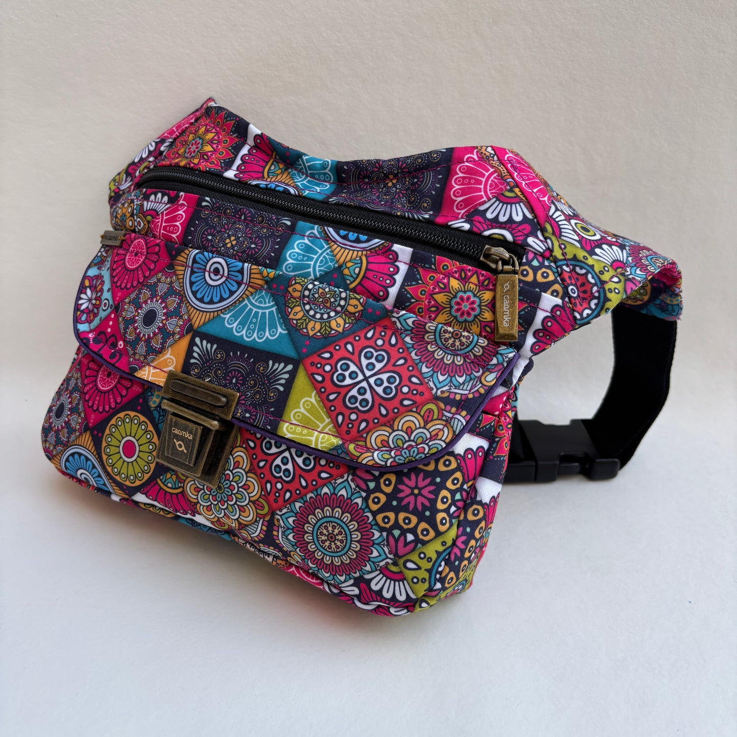 Riñonera "Special Mandalas" + Bolsillo trasero · Pieza Única Núm. 19476