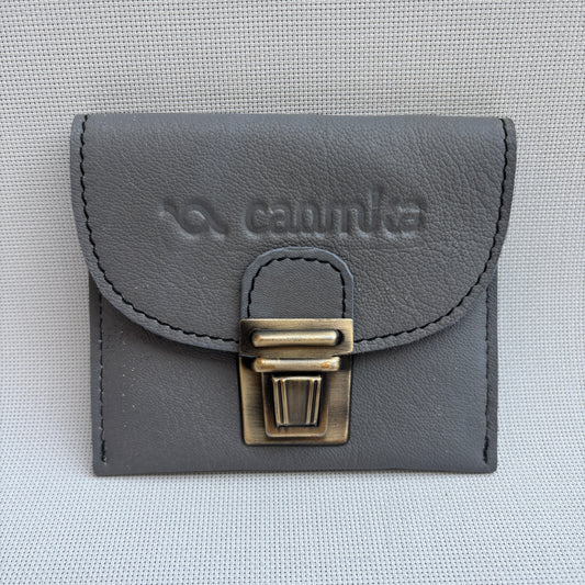 CAOMKA Coin Holder Natural BioCuir® Leather Exclusive Piece No. 12375