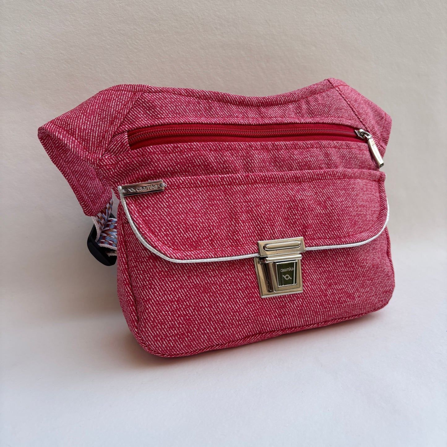 Spezielles schwarzes „Cordura“ &amp; Silber + Gesäßtasche, exklusives Teil Nr. 11492