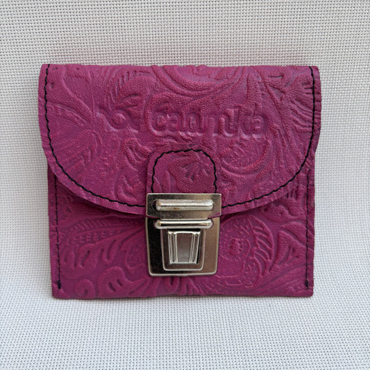 CAOMKA Coin Holder Natural BioCuir® Leather Exclusive Piece No. 12375