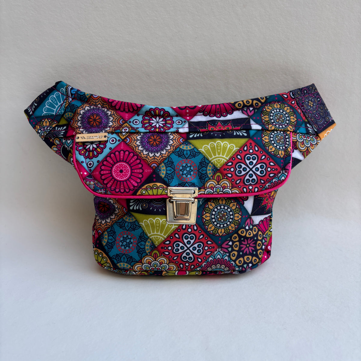 Riñonera Mini "Special Mandalas" + Bolsillo trasero extra · Pieza Única Núm. 19593