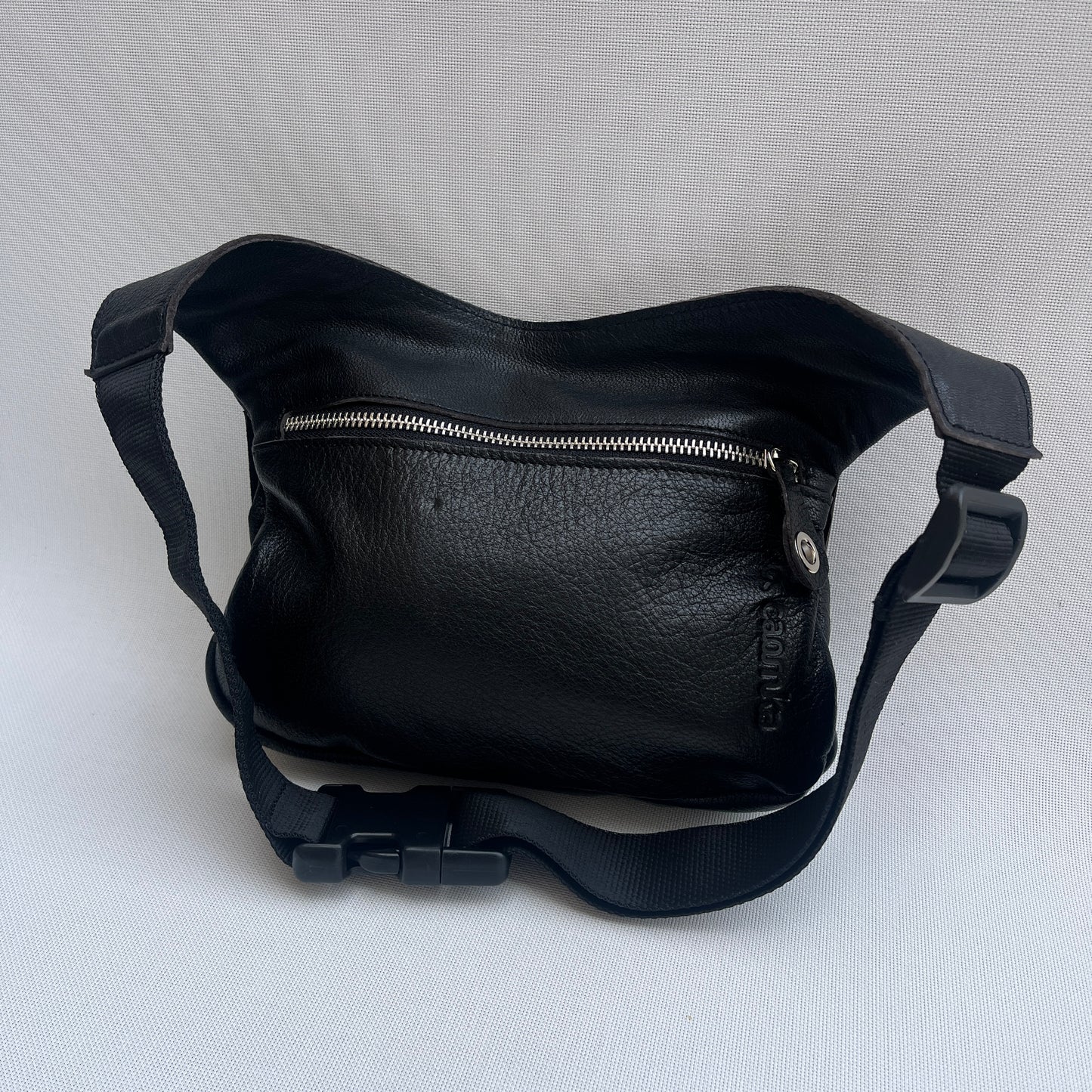 BioCuir Classic Black &amp; Silver BioCuir® Natural Leather Exclusive Piece No. 6678