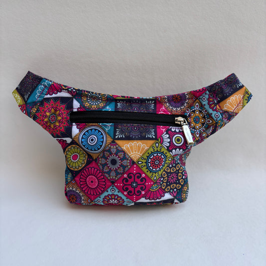 Riñonera Mini "Special Mandalas" + Bolsillo trasero extra · Pieza Única Núm. 19593
