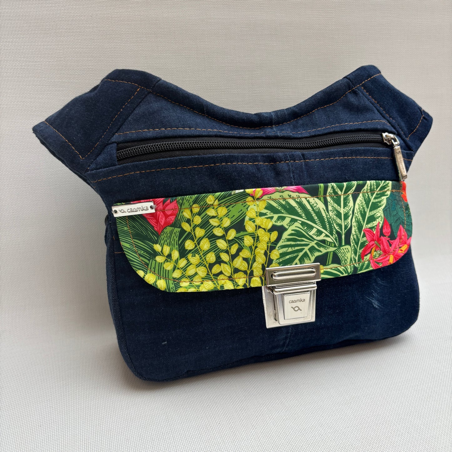 Riñonera "Natura" ♻️ Jeans Recycled ♻️ · Pieza Única Núm. 17912