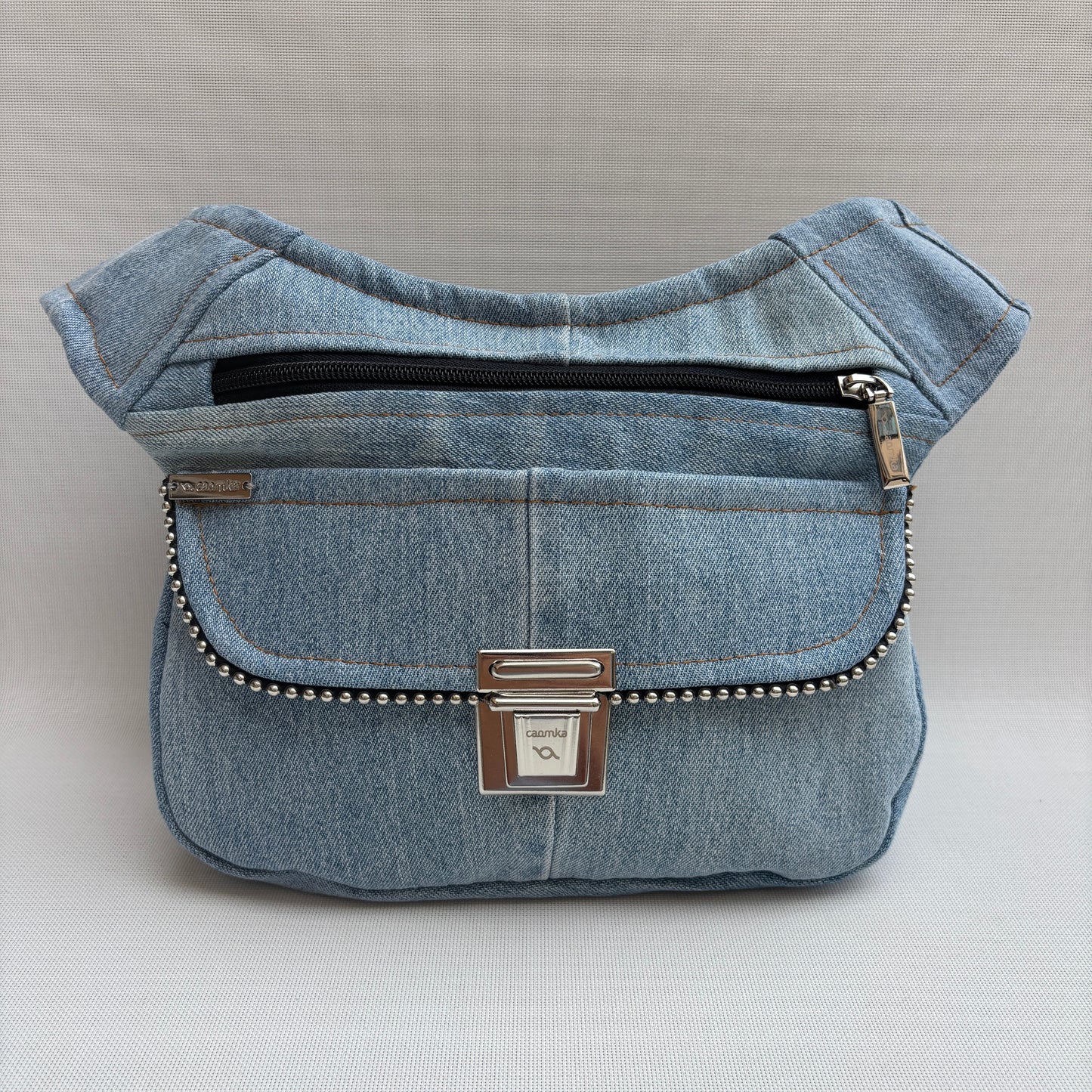 Riñonera "Jeans Top" ♻️ Jeans Recycled ♻️ · Pieza Única Núm. 17917