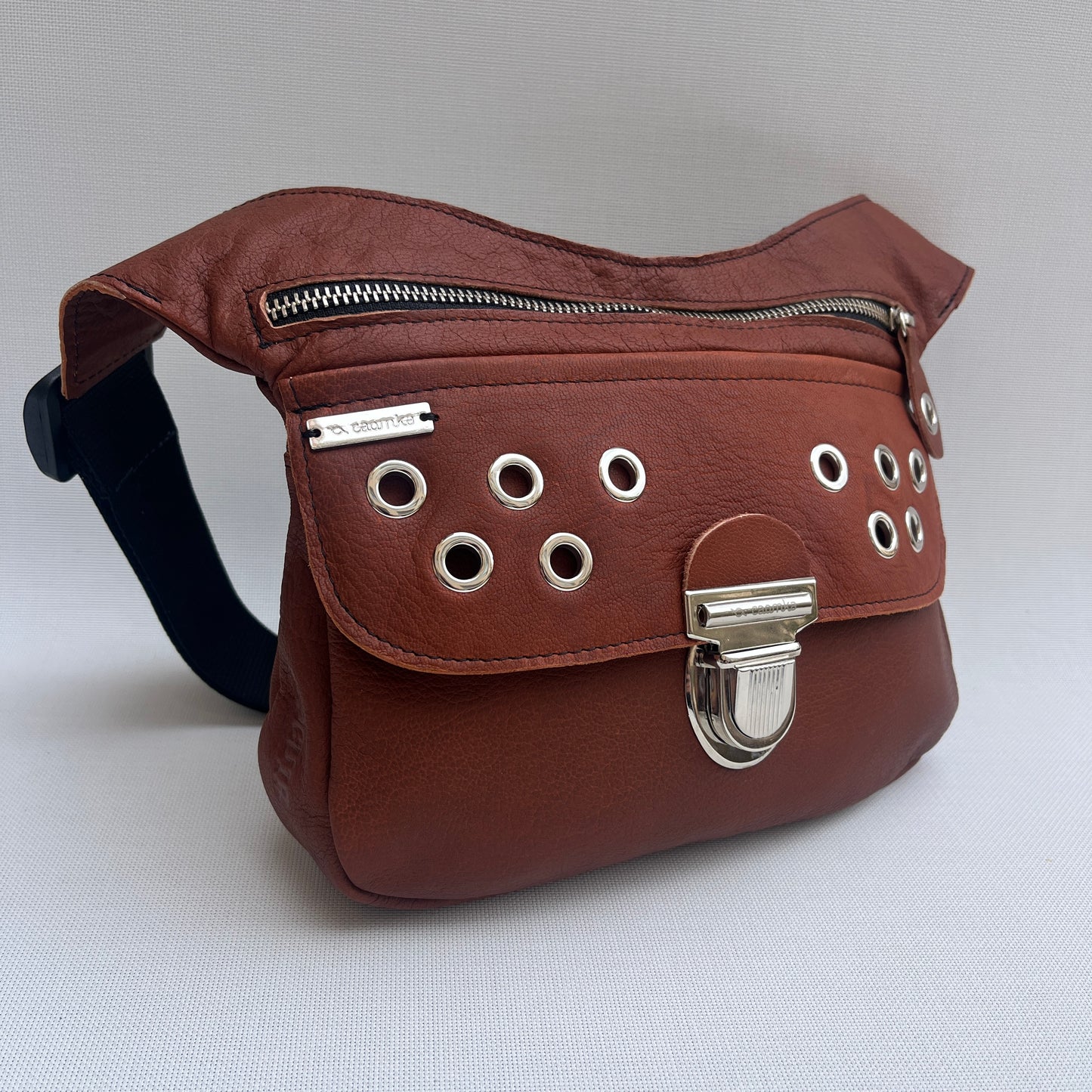 Premium Brown Mud & Silver · Piel natural BioCuir® · Pieza Exclusiva Núm. 13827