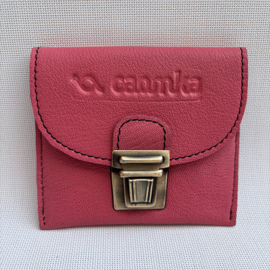 CAOMKA Coin Holder Natural BioCuir® Leather Exclusive Piece No. 12375