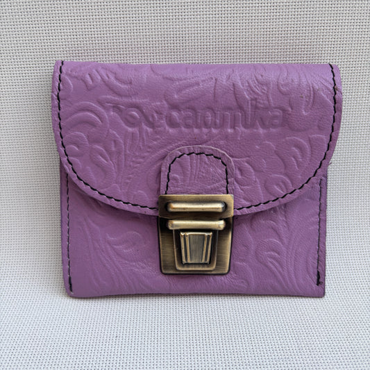 CAOMKA Coin Holder Natural BioCuir® Leather Exclusive Piece No. 12375