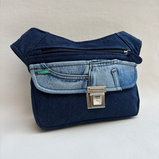 Riñonera "Special Jeans Fantasy" + Bolsillo trasero · Pieza Única Núm. 19578