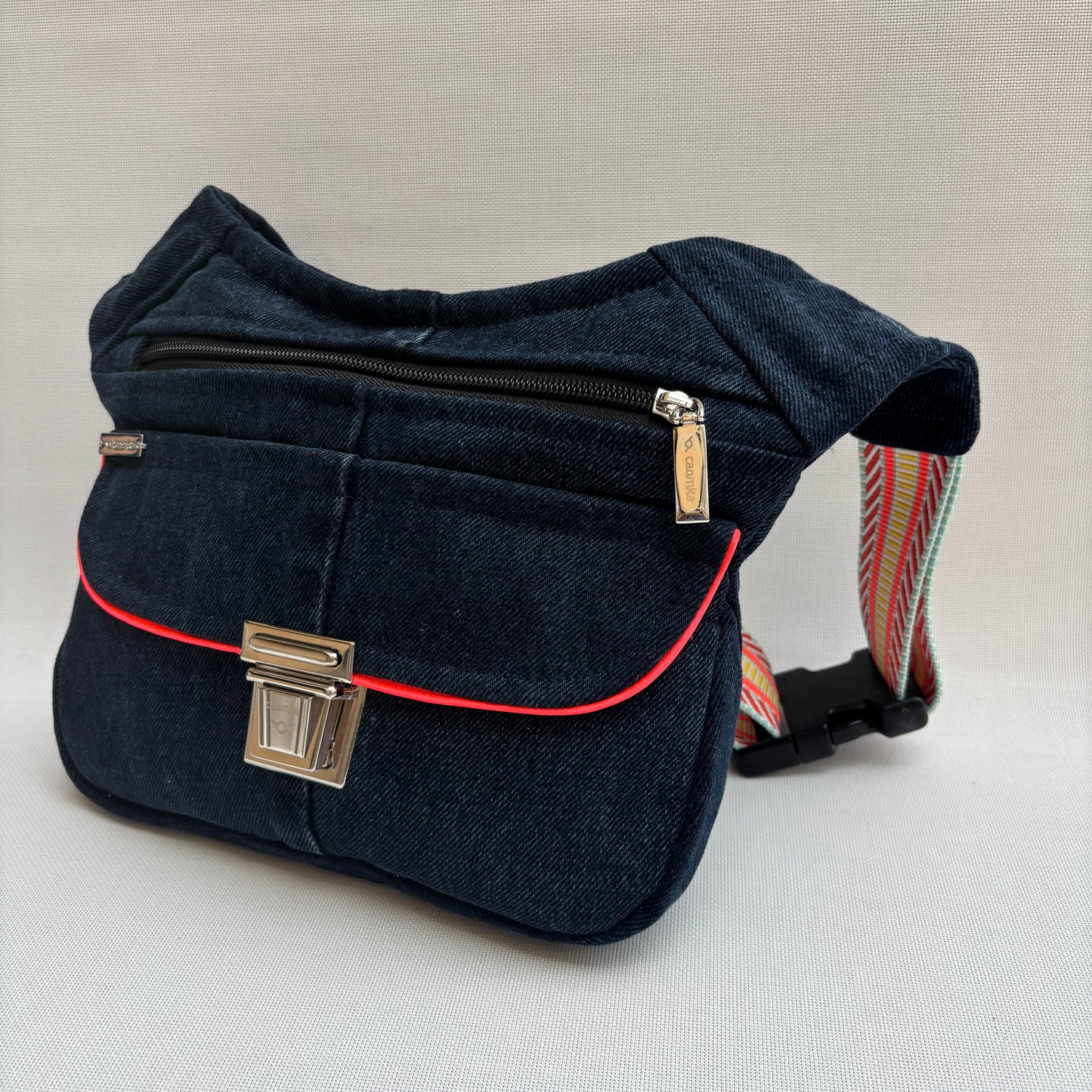 Riñonera "Jeans Top" ♻️ Jeans Recycled ♻️ · Pieza Única Núm. 17916