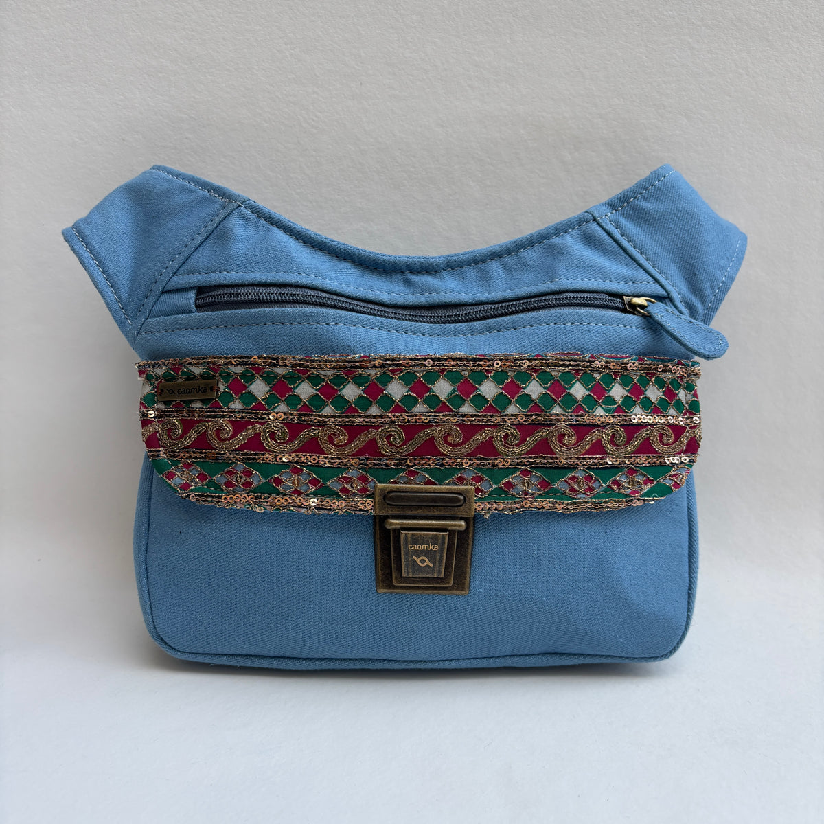 Riñonera "Special Jeans & India" + Bolsillo trasero · Pieza Única Núm. 19577