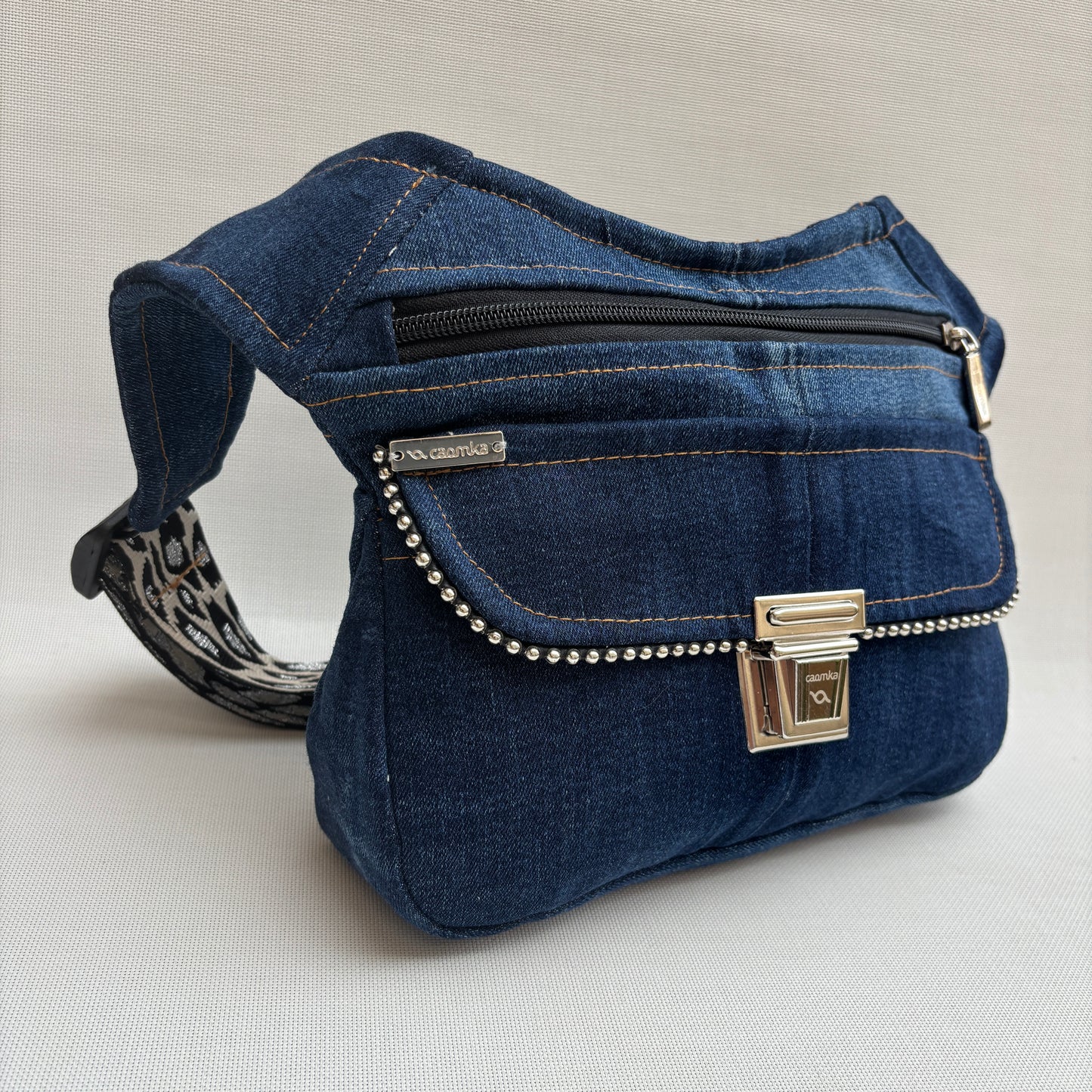 Riñonera "Jeans Top" ♻️ Jeans Recycled ♻️ · Pieza Única Núm. 17914