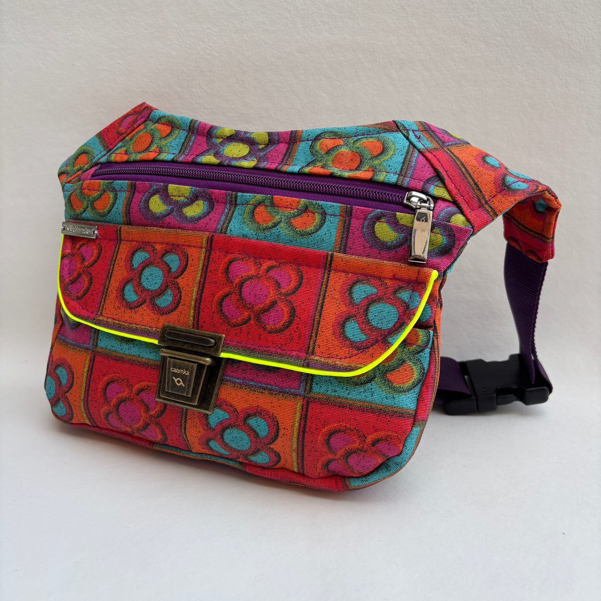 Riñonera "Special Panot Colors" · Impermeable + Bolsillo trasero · Pieza Única Núm. 19575