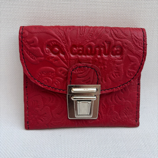 CAOMKA Coin Holder Natural BioCuir® Leather Exclusive Piece No. 12375