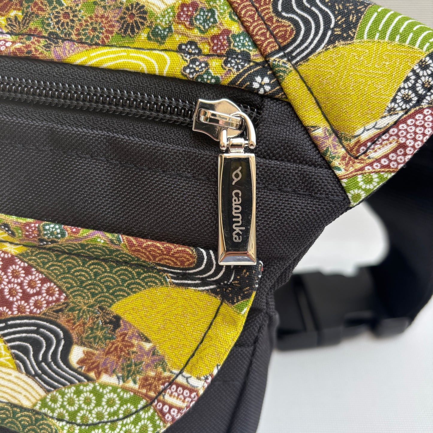 Spezielles schwarzes „Cordura“ &amp; Silber + Gesäßtasche, exklusives Teil Nr. 11492