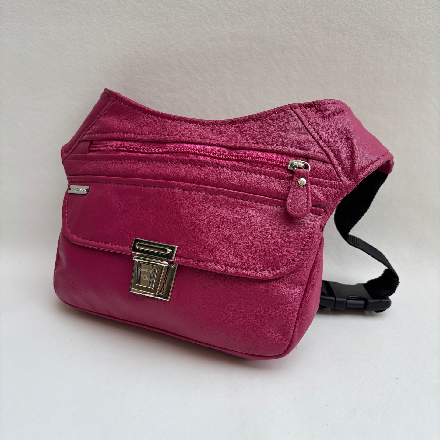 BioCuir Classic Black &amp; Silver BioCuir® Natural Leather Exclusive Piece No. 6678