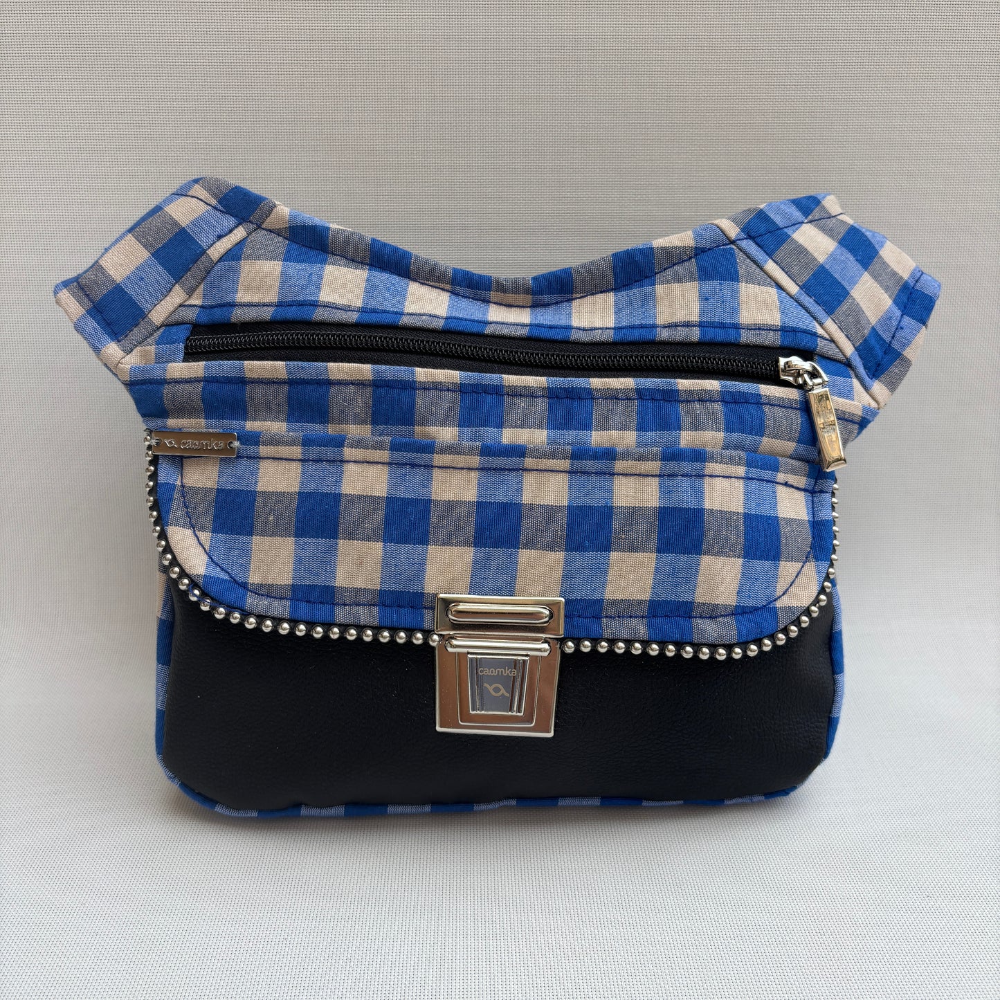 Riñonera "Special Vichy Top" + Bolsillo trasero · Pieza Exclusiva Núm. 17919