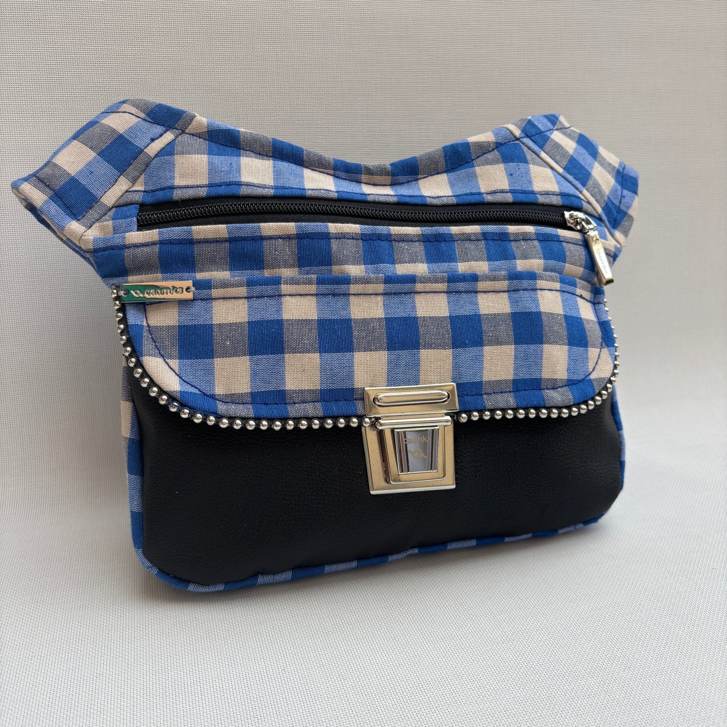 Riñonera "Special Vichy Top" + Bolsillo trasero · Pieza Exclusiva Núm. 17919