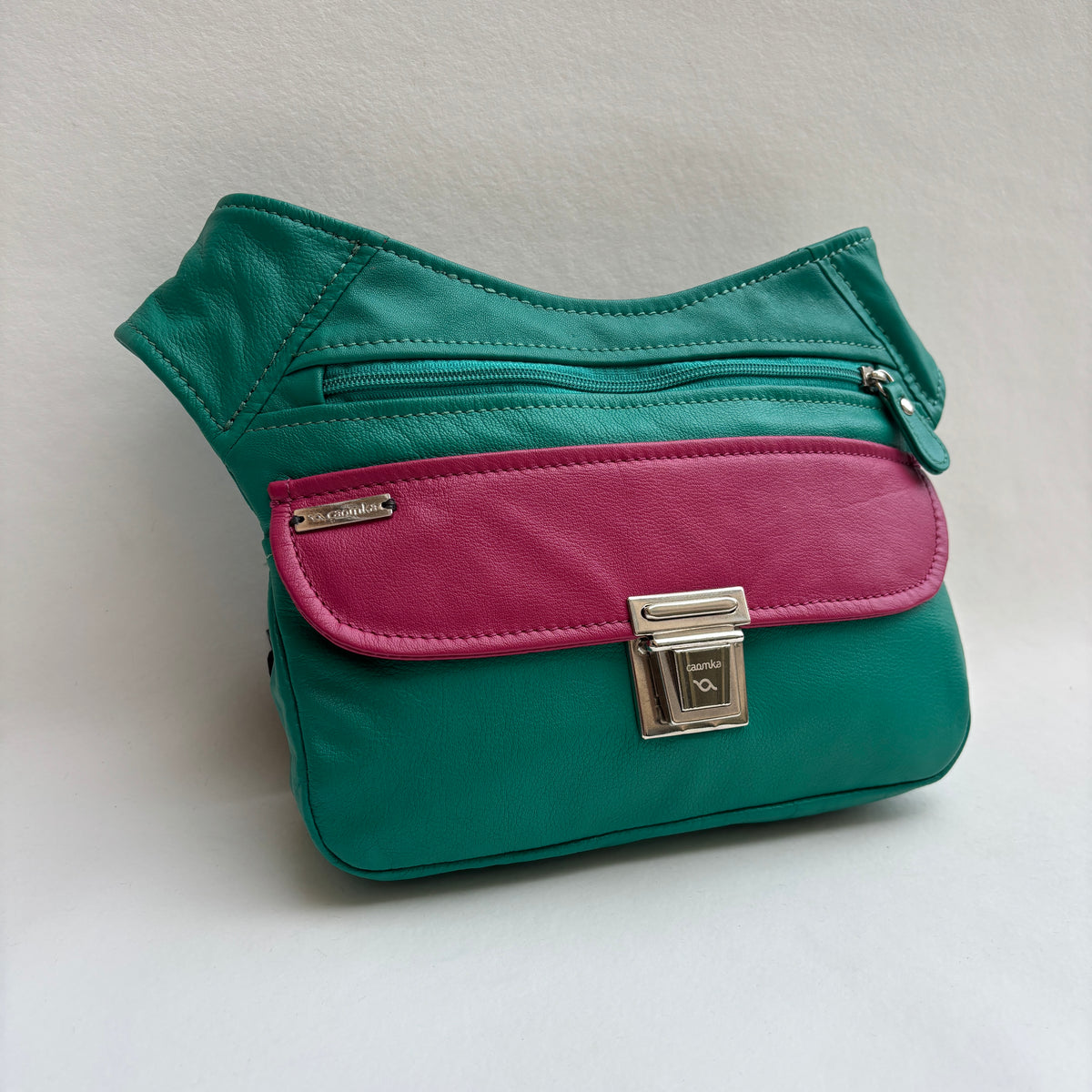 BioCuir Classic Black &amp; Silver BioCuir® Natural Leather Exclusive Piece No. 6678