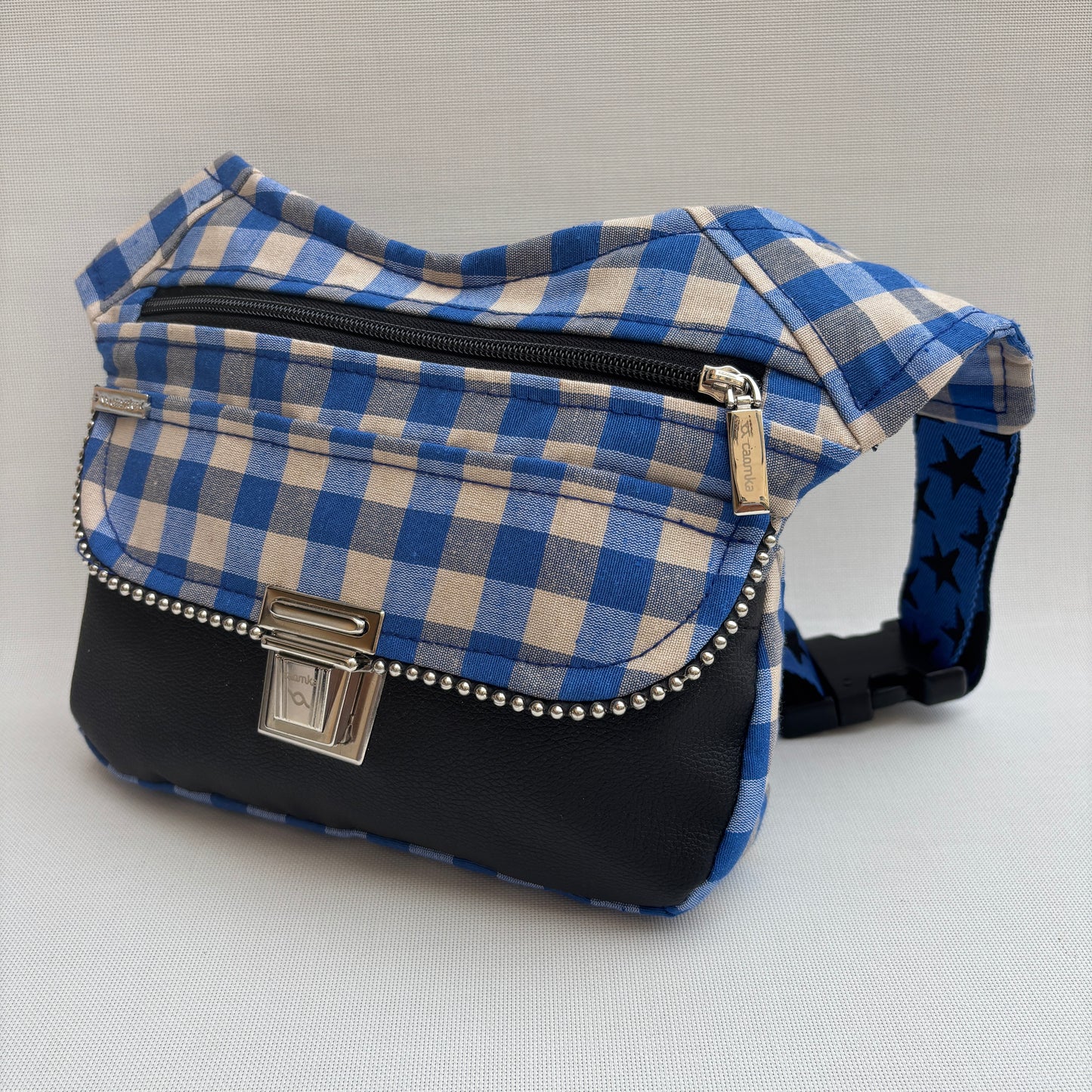 Riñonera "Special Vichy Top" + Bolsillo trasero · Pieza Exclusiva Núm. 17919