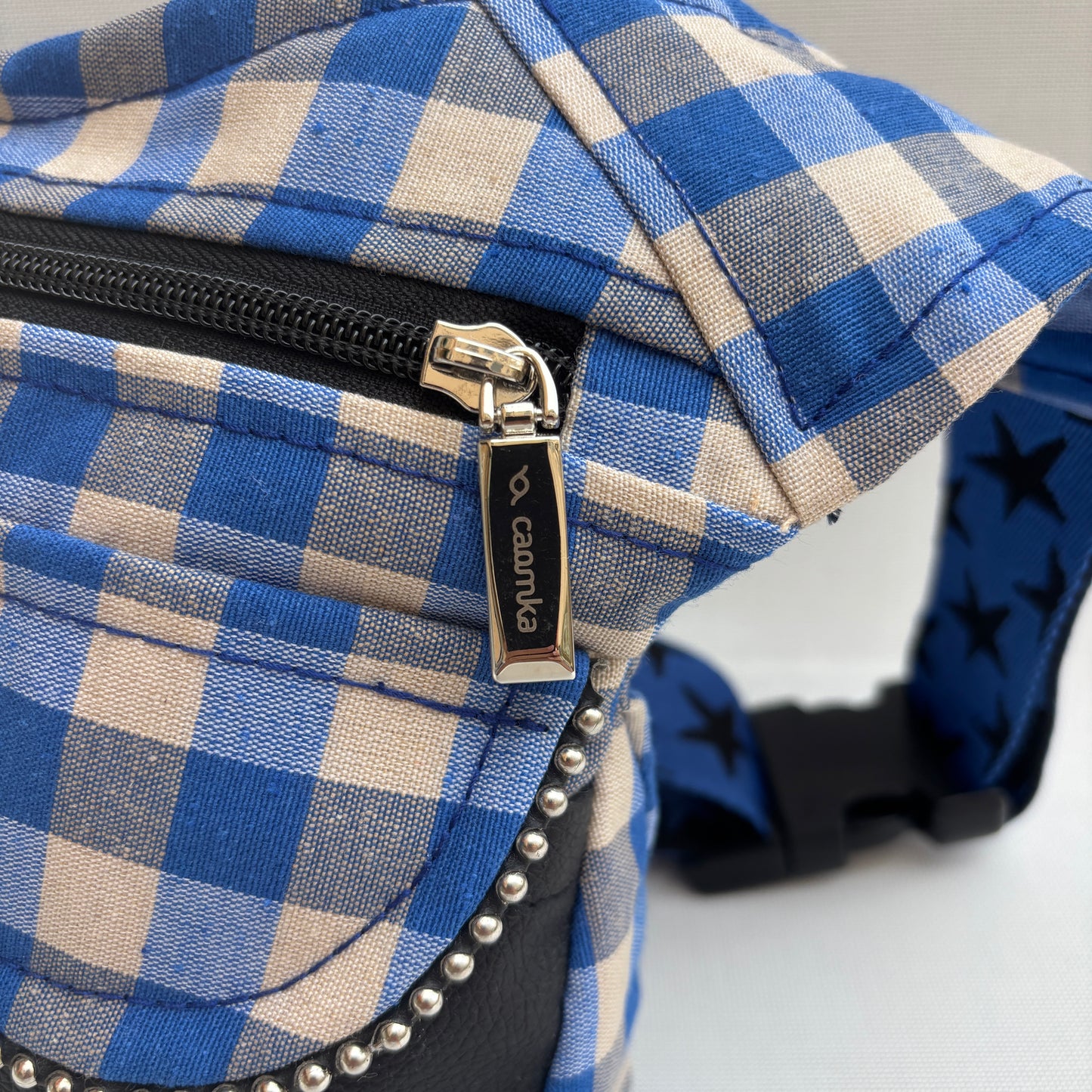 Riñonera "Special Vichy Top" + Bolsillo trasero · Pieza Exclusiva Núm. 17919