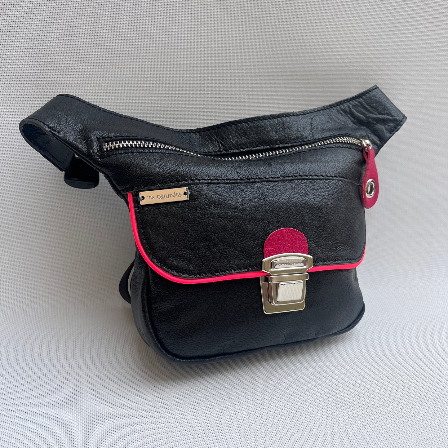 Mini Special Black & Silver · Piel natural BioCuir® · Pieza Exclusiva Núm. 13831