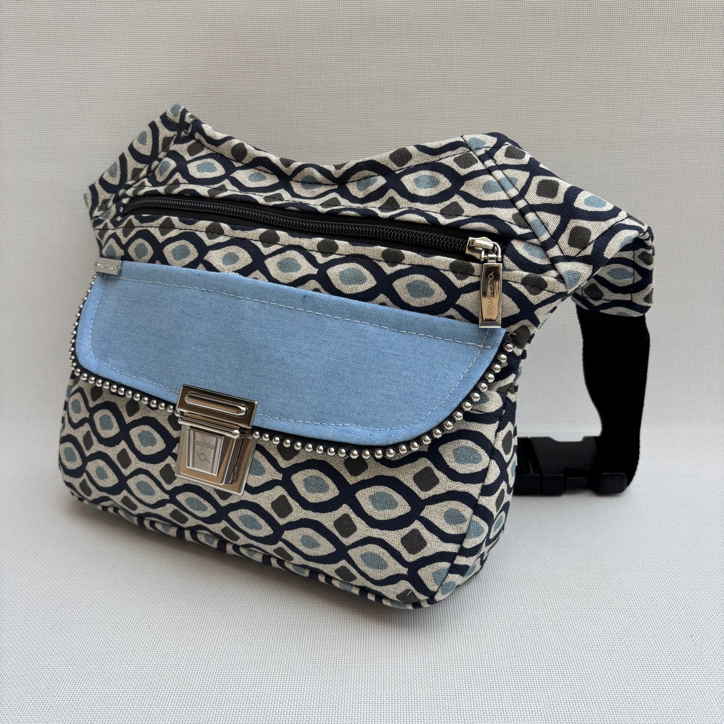 Riñonera "Special Blue Sea" + Bolsillo trasero · Pieza Única Núm. 17920