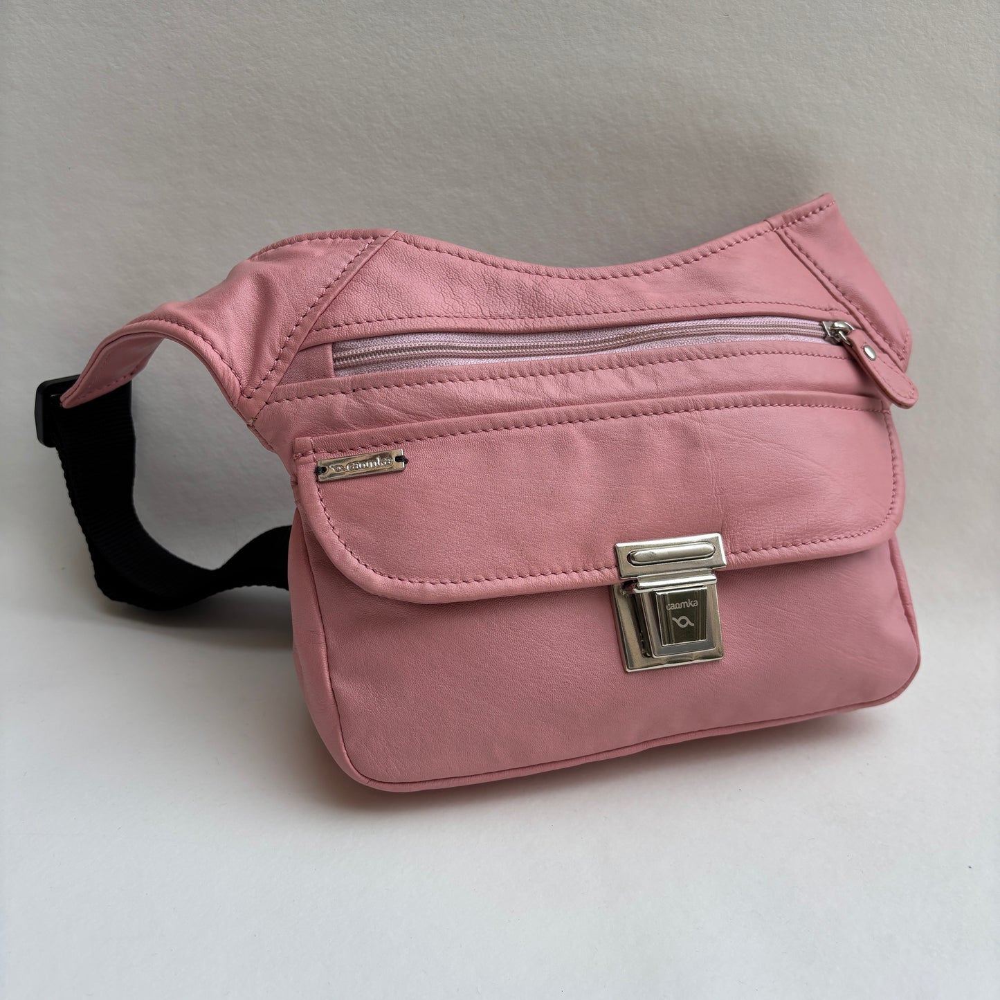 BioCuir Classic Black &amp; Silver BioCuir® Natural Leather Exclusive Piece No. 6678