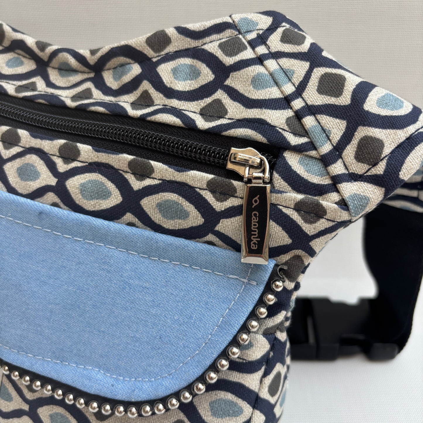 Riñonera "Special Blue Sea" + Bolsillo trasero · Pieza Única Núm. 17920