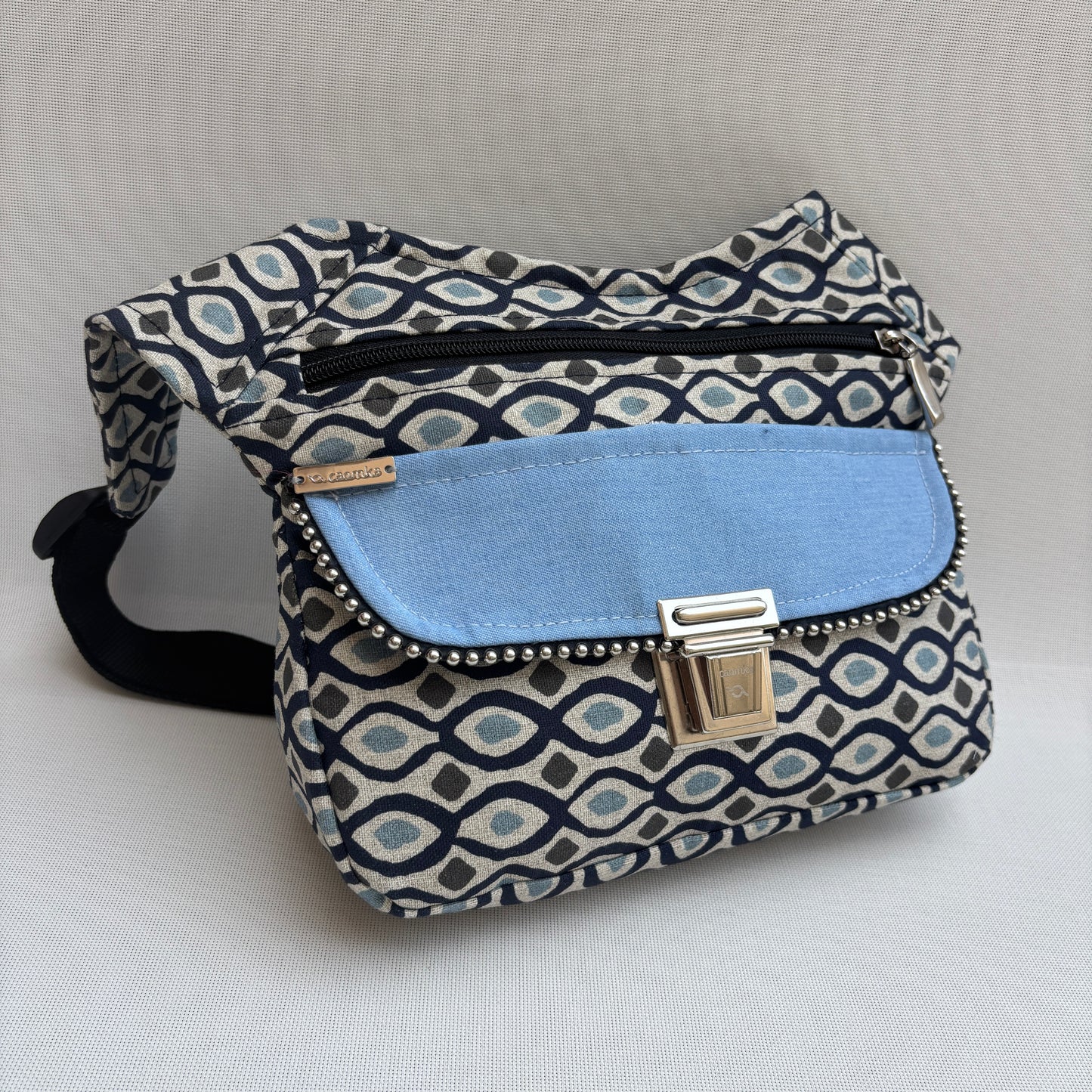Riñonera "Special Blue Sea" + Bolsillo trasero · Pieza Única Núm. 17920