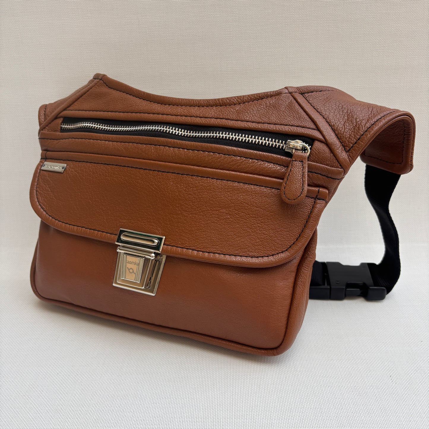 BioCuir Classic Black &amp; Silver BioCuir® Naturleder Exklusivstück Nr. 6678