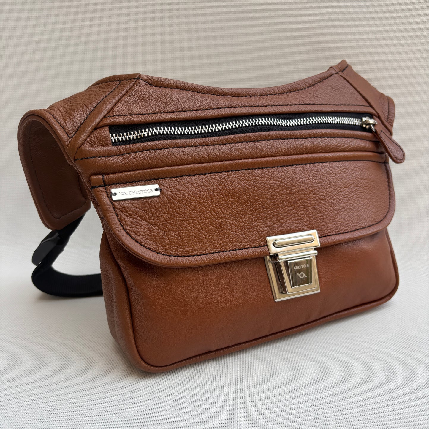 BioCuir Classic Black &amp; Silver BioCuir® Naturleder Exklusivstück Nr. 6678