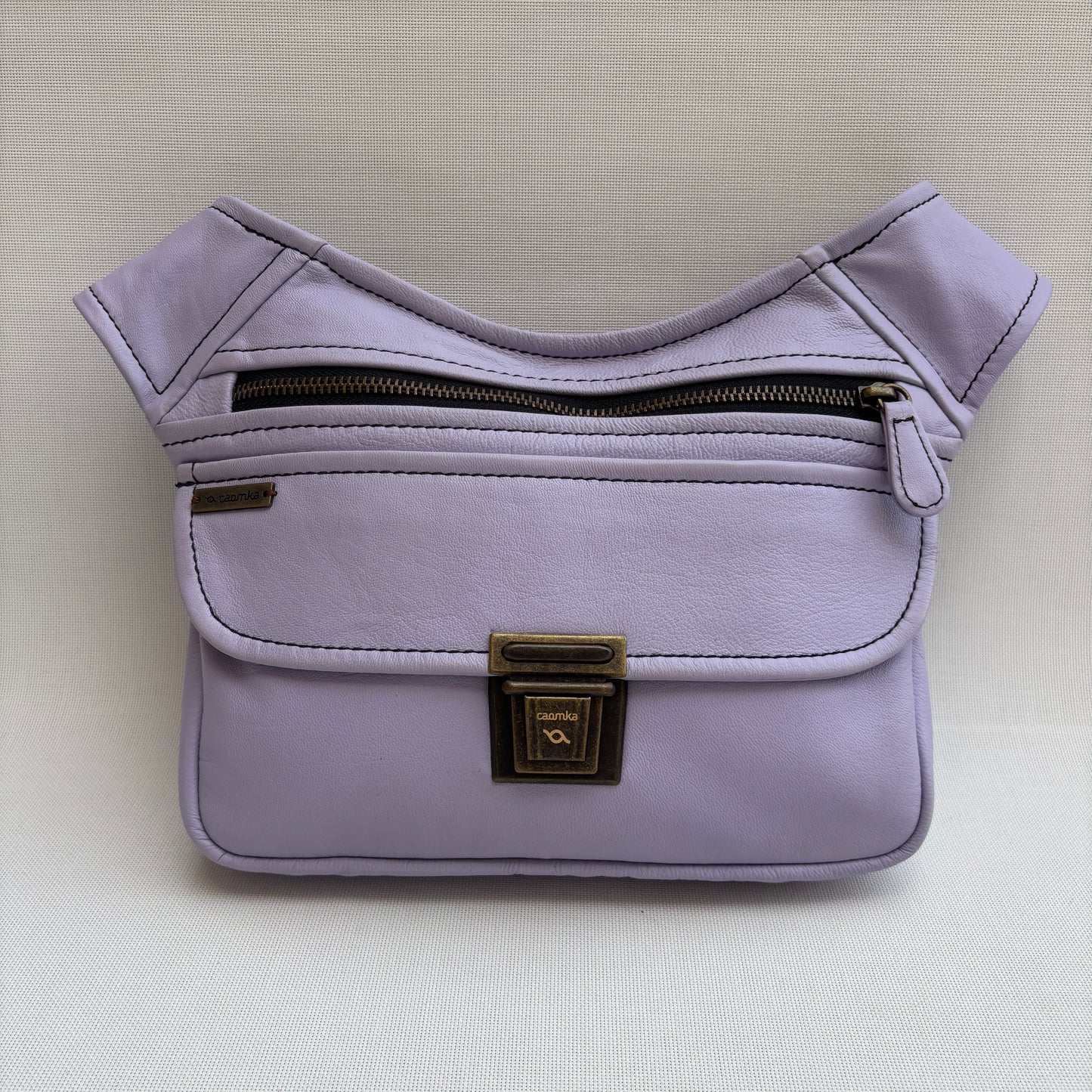 Riñonera Classic Malva & Old Gold · Piel · Pieza Exclusiva Núm. 17907