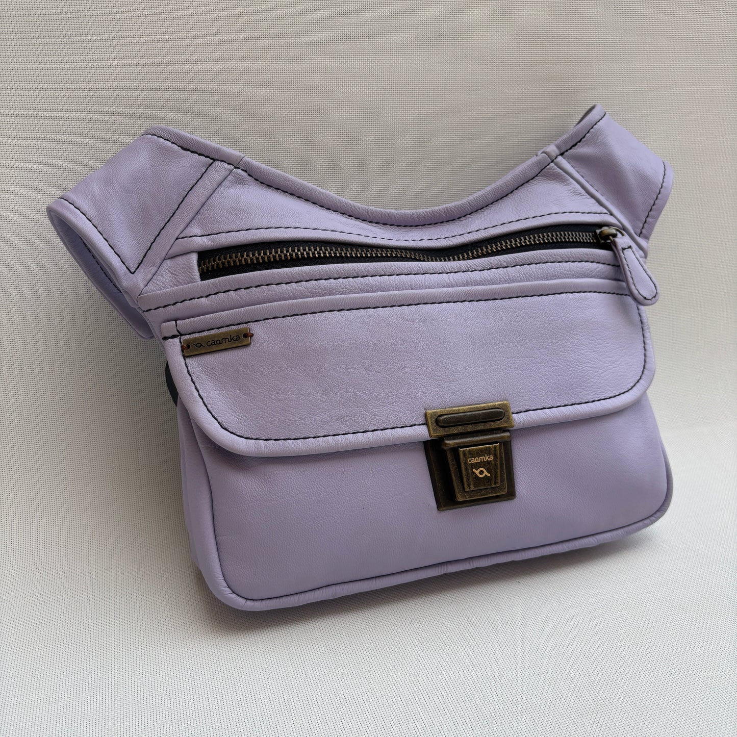 Riñonera Classic Malva & Old Gold · Piel · Pieza Exclusiva Núm. 17907