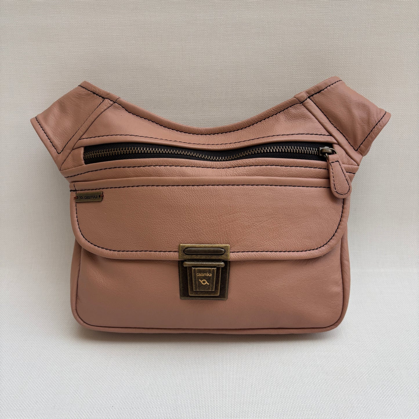 Riñonera Classic Pink & Old Gold · Piel · Pieza Exclusiva Núm. 17909