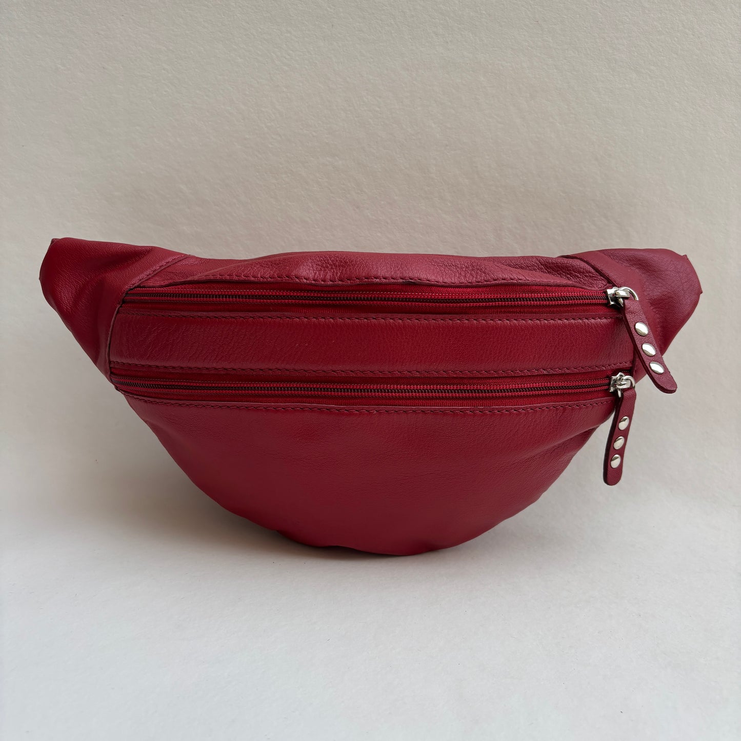 Premium Retro Chic Green BioCuir® Natural Leather Exclusive Piece No. 12639