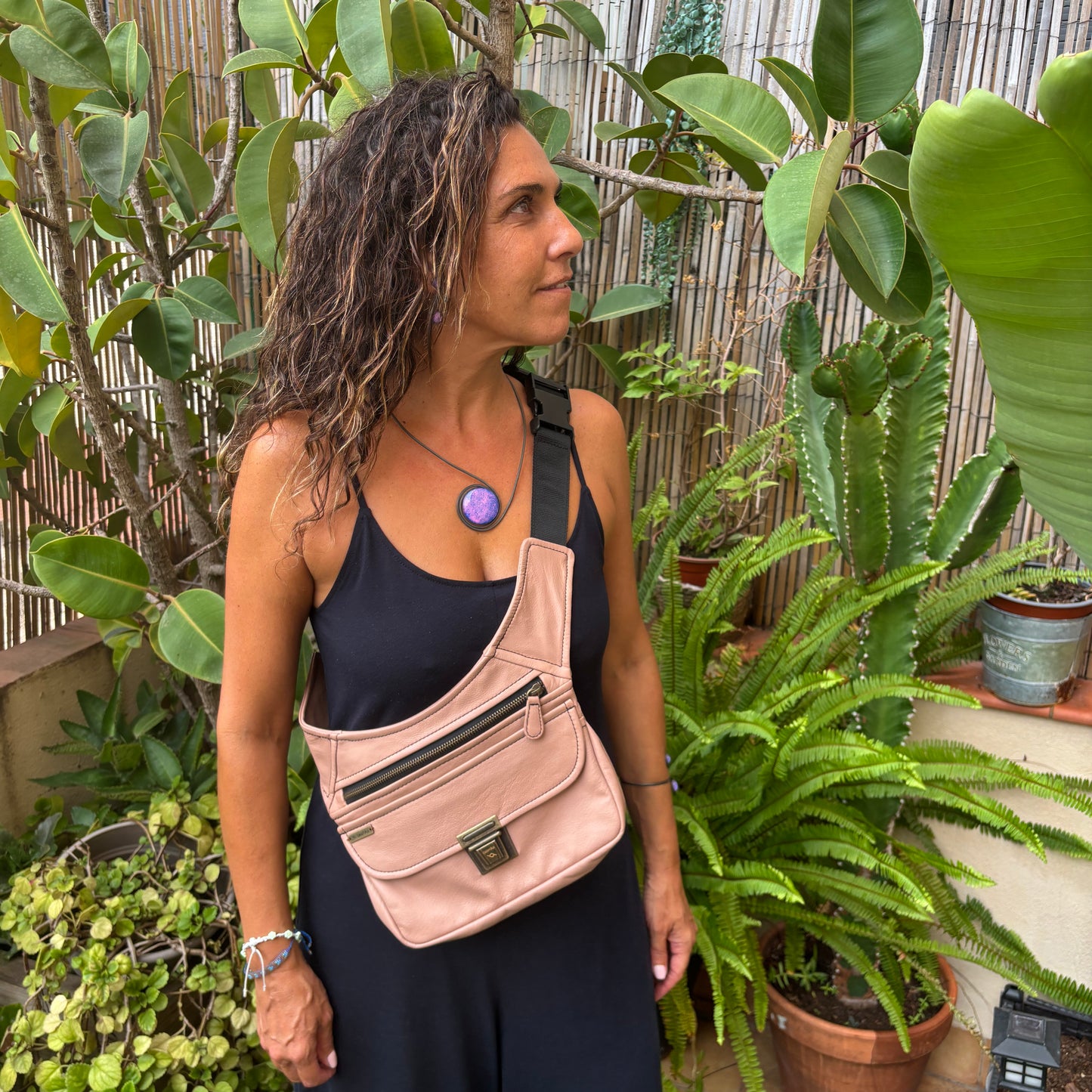 Riñonera Classic Pink & Old Gold · Piel · Pieza Exclusiva Núm. 17909