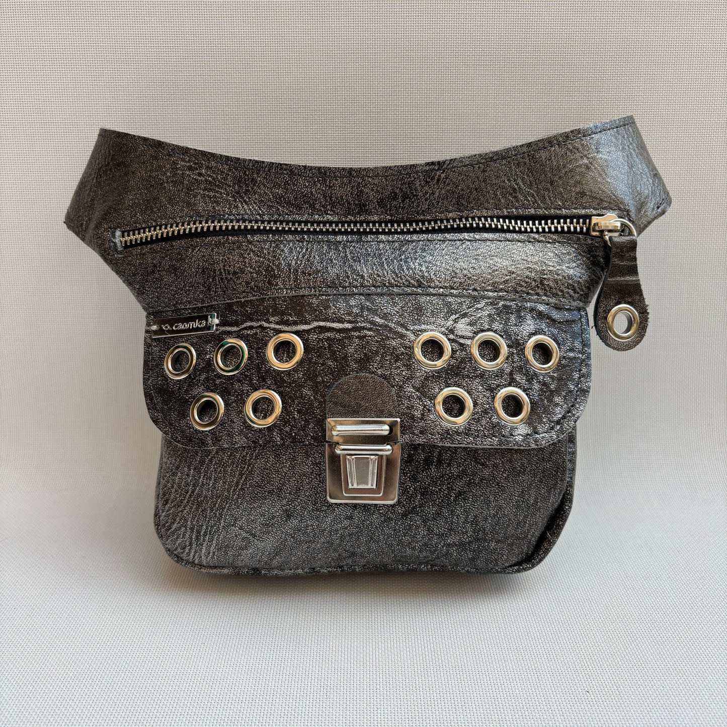 Mini Premium Metal Silver Top · Piel - Cuero · Pieza Exclusiva Núm. 16344