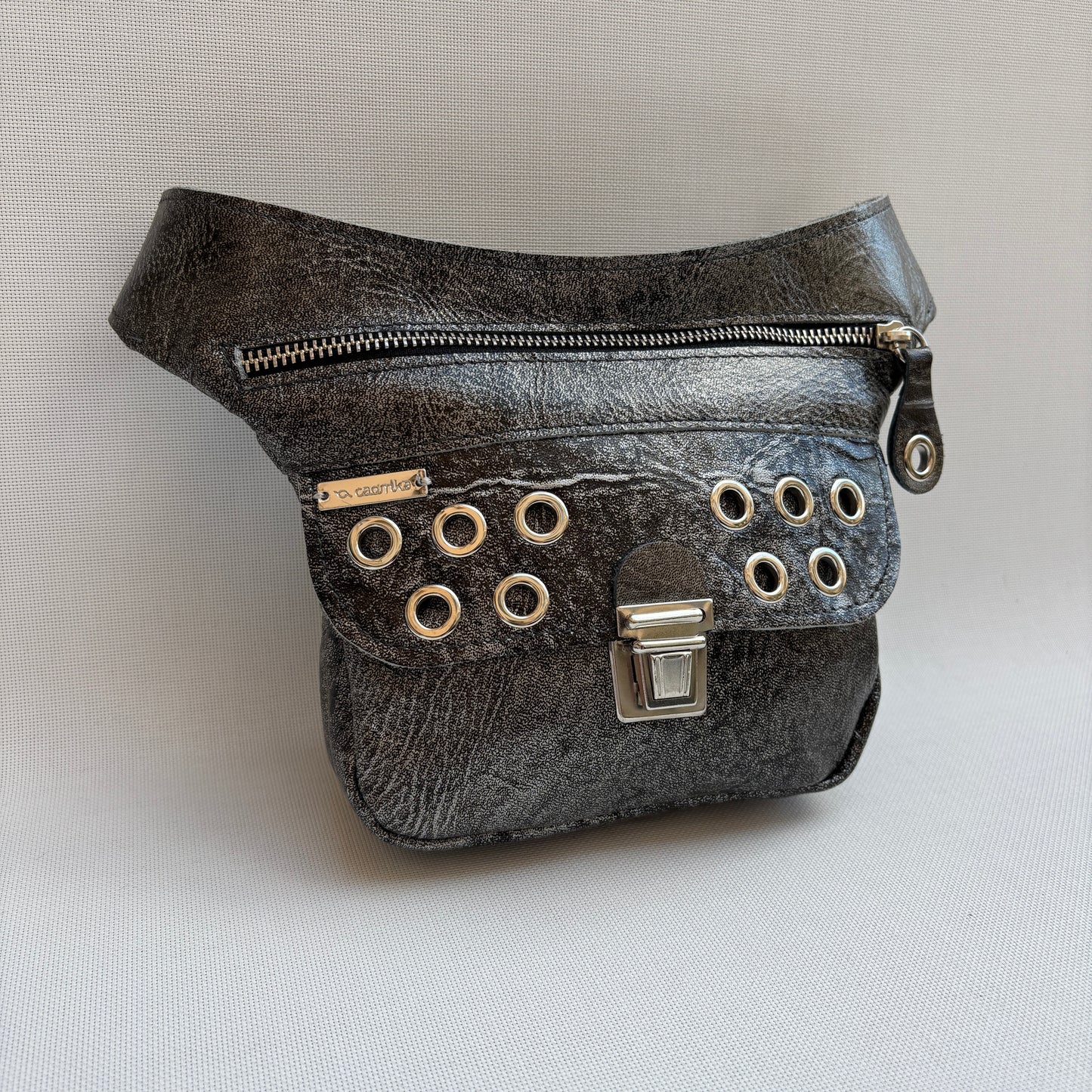 Mini Premium Metal Silver Top · Piel - Cuero · Pieza Exclusiva Núm. 16344
