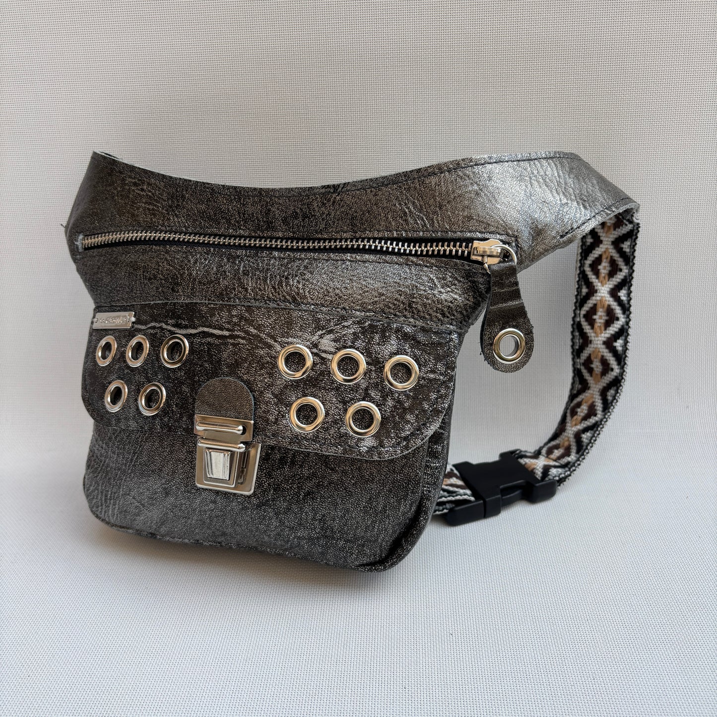 Mini Premium Metal Silver Top · Piel - Cuero · Pieza Exclusiva Núm. 16344